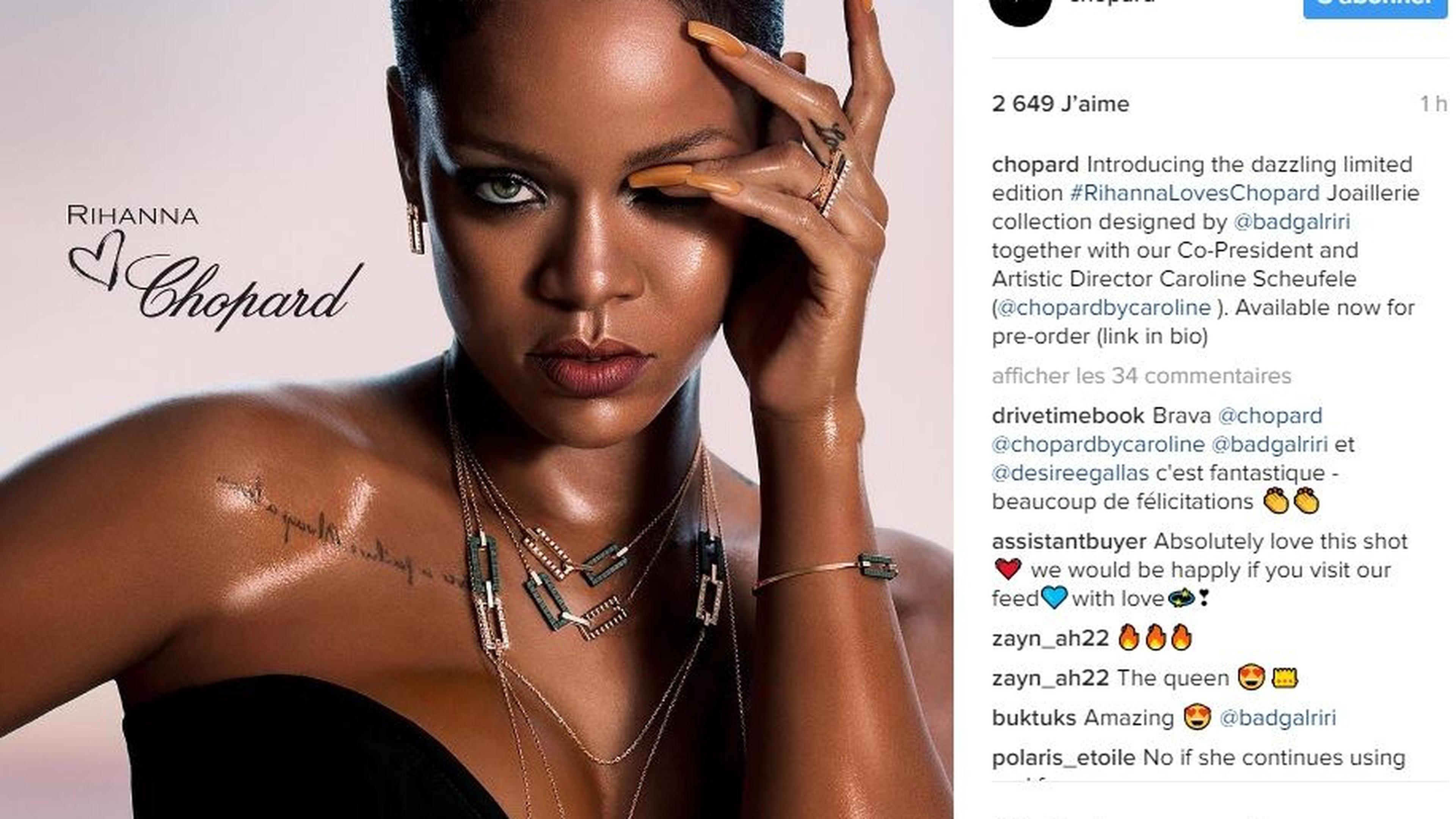 Rihanna chopard 2025